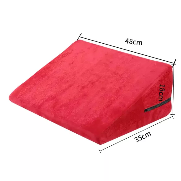 Desirel Magic Pillow - kilformad sexkudde - liten (röd)