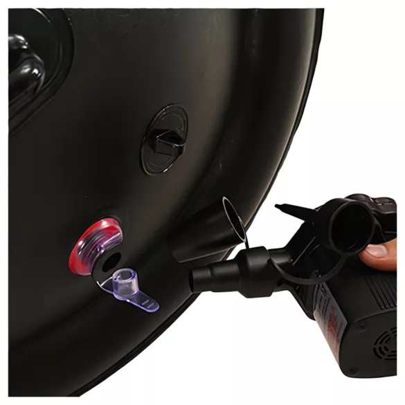 Magic Pillow - Uppblåsbar BDSM möbel - med handfängsel - stor röd