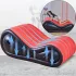Desirel Magic Pillow - Uppblåsbar BDSM-sexmöbel - med handbojor (röd)