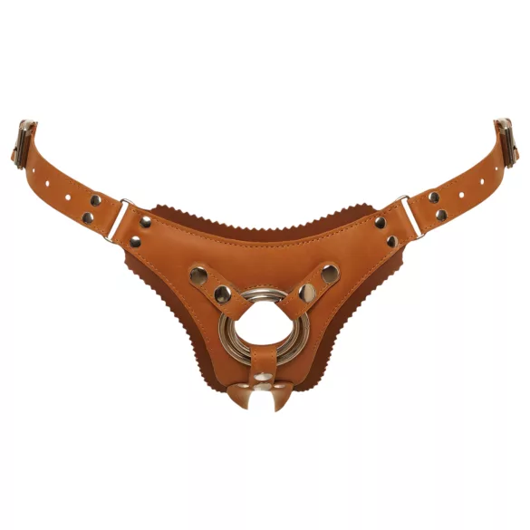 ZADO - läderunderdel för strap-on - brun