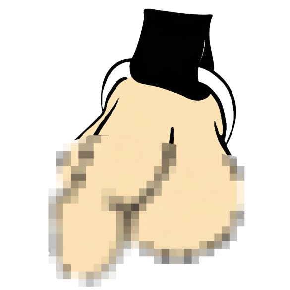 ZADO - herrsele i läder - svart - S-L