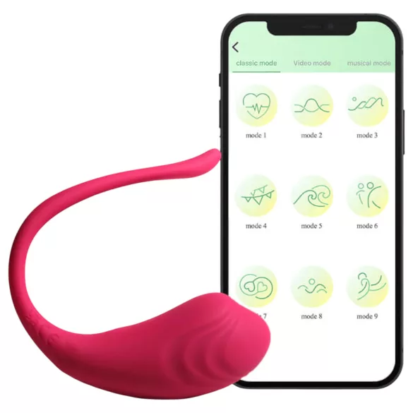 Funny Me - App-styrt vibratorägg (rosa)