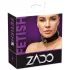 ZADO - halsband läder svart