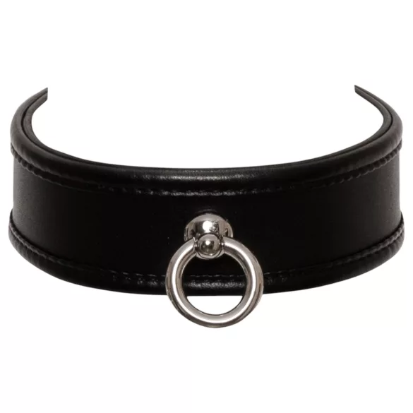 ZADO - halsband läder svart