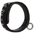 ZADO - halsband läder svart
