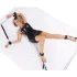 ZADO - sängfäste bondage set - läder - svart