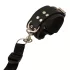ZADO - sängfäste bondage set - läder - svart