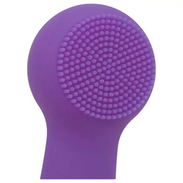 FaceClean - uppladdningsbar och vattentålig ansiktsmassager (lila)