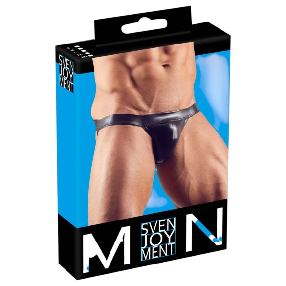 Svenjoyment – Glansig jockstrap (svart) - M