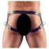 Svenjoyment - harnes med penisring - svart - M/L