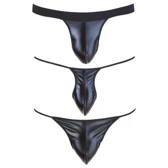 Svenjoyment - herrtangaset - svart 3-pack S-L