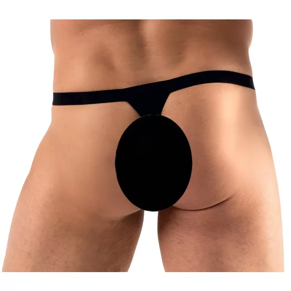 Svenjoyment - herrtanga med strass - svart - M