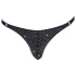 Svenjoyment - herrtanga med strass - svart - L
