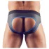Svenjoyment - öppen jockstrap - svart/blå - M