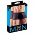 Svenjoyment - transparent boxerset - svart tvådelad S-L