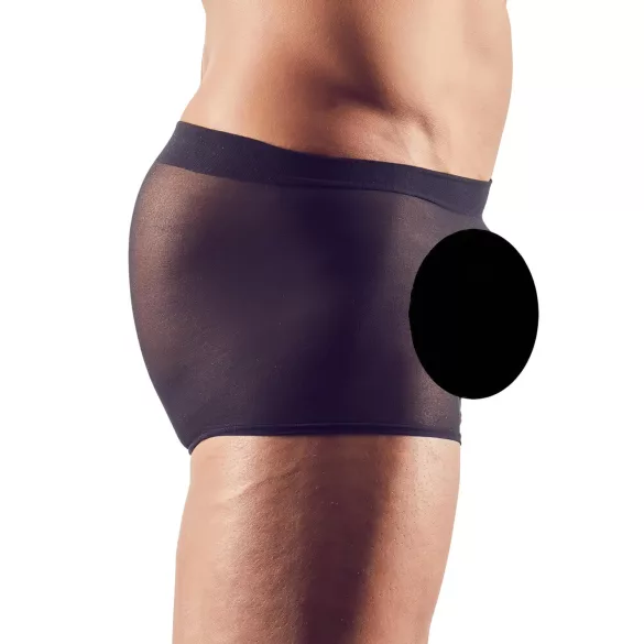 Svenjoyment - transparent boxerset - svart tvådelad S-L