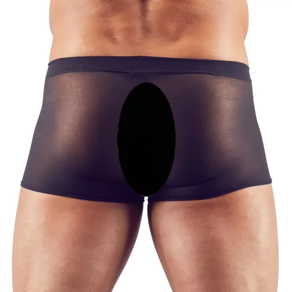 Svenjoyment - transparent boxerset - svart tvådelad S-L