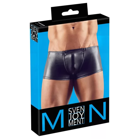Svenjoyment - boxerkalsonger med dragkedja - svart - M