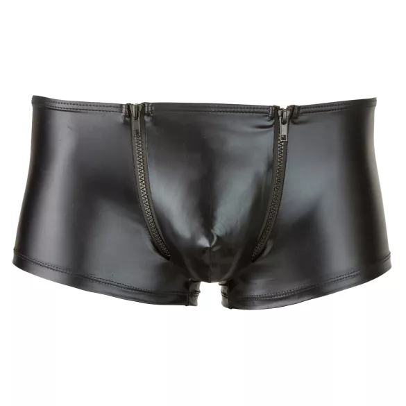 Svenjoyment - boxerkalsonger med dragkedja - svart - XL