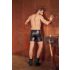 NEK - Förlängda Herrshorts med Metallsänne (Svart)