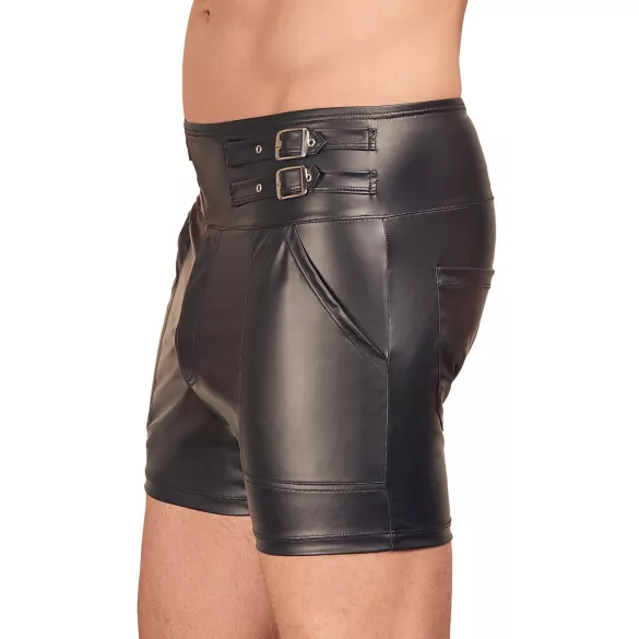 NEK - herrshorts - förlängd modell - metallspänne - svart - L