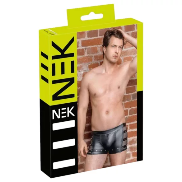 NEK - boxerkalsonger herr - nitar dragkedja - svart - M