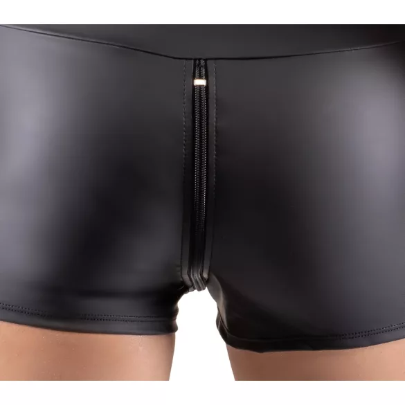 Svenjoyment - ärmlös kort overall för män (svart)