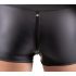 Svenjoyment - ärmlös kort overall för män (svart) - XL