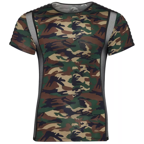 NEK - kamouflagemönstrad herrtröja (grön-brun) - 2XL