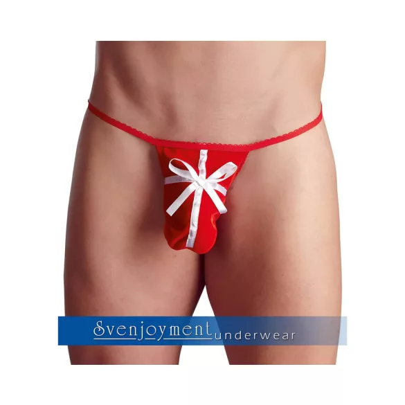 Julklapp - jultanga för män - röd - S-L
