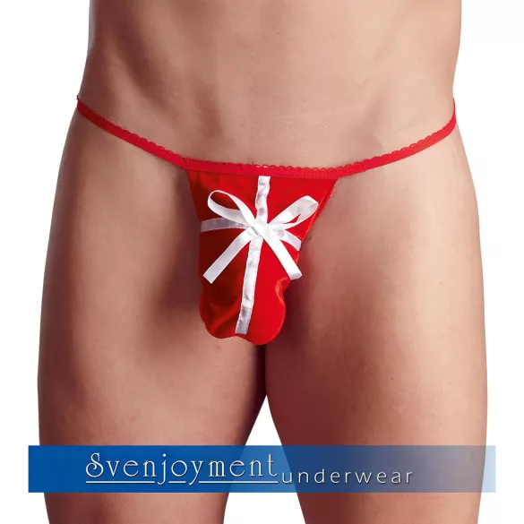 Julklapp - jultanga för män - röd - S-L
