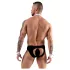 Svenjoyment - herrstring servitördräkt set - svart/vit - L