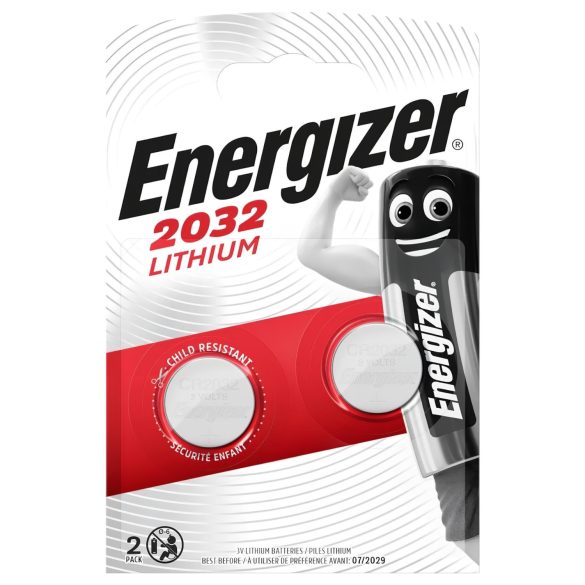 Energizer knappcellbatteri - CR2032 (2-pack)