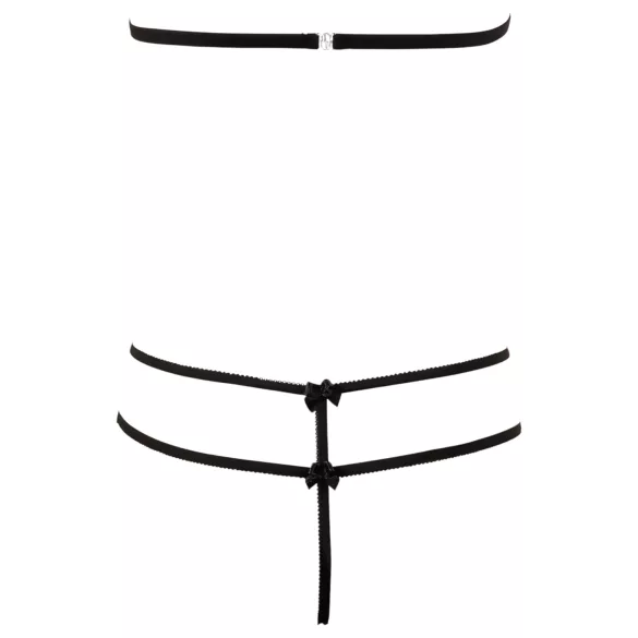 Cottelli - Öppen spetsset - svart