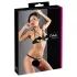 Cottelli - bh set med metallringar - svart - 85B/L