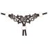 Cottelli - Glittrande broderad bh-set (svart) - L