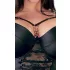 Cottelli Plus Size - spets-bh med remmar (svart)
