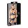Cottelli Bondage - Glänsande set med bygel-BH och handbojor (svart) - XL
