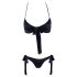 Cottelli - Sexig bikini-bh-set (svart)