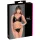 Cottelli - Transparent spets-bh set (svart)