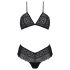 Passion Eco Kerria - spets bikini set (svart)