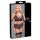 Cottelli Bondage Plus Size - spets bh-set (svart) - 3XL