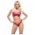Cottelli Party - bh-set med glanseffekt - röd - 80B/M
