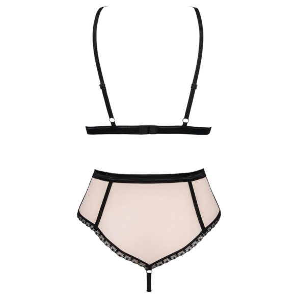 Obsessive - bh-set - spetsdetaljer - rosa