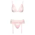 Kissable - spetsunderkläderset - rosa - L/XL