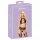 Kyssbar spets-bh set med halsband (svart) - L/XL