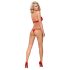 Obsessive 838-SET-3 - Sensuell spets-bh set (röd) - L/XL