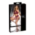 Cottelli Bondage - bh-set med korsband - röd - L