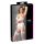 Cottelli - Snörad, spetsig bystlyft set (vit) - 85C/L