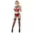 Abierta Fina - ringar bh-set (röd) - 85B/L